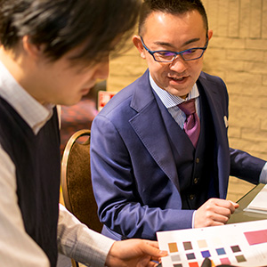 細かなスタイルを決めていきます